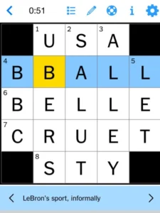 mini crossword hint